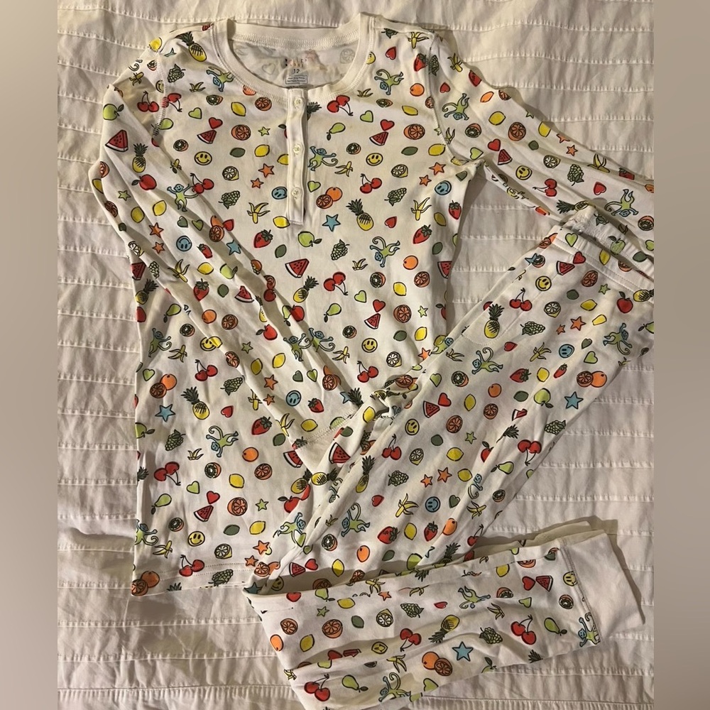Roberta Roller Rabbit Colorful Fruit Print Pajama Set